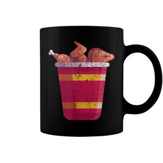 Funny Fried Chicken Bucket Halloween Costume Coffee Mug | Seseable CA