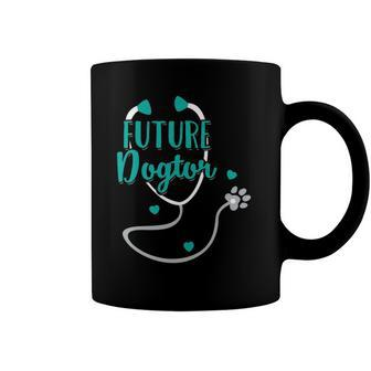 Funny Future Dogtor Cute Veterinarian In Training Vet Tech Coffee Mug | Mazezy CA