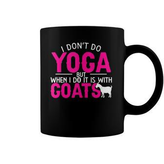 Funny Goat Yoga For Yoga And Goat Lovers Coffee Mug | Mazezy