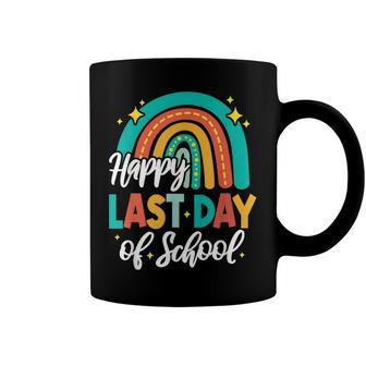 Funny Happy Last Day Of School Perfect Rainbow Gifts Idea Coffee Mug | Mazezy DE