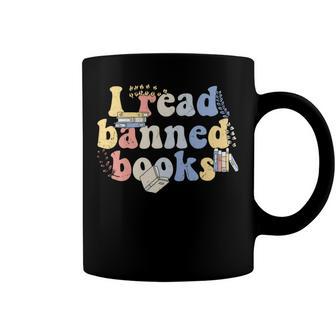 Funny I Read Banned Books Lovers Books Coffee Mug | Favorety DE