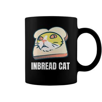 Funny Inbread Toasted Cat Meme Toast Bread Kitten Coffee Mug | Mazezy