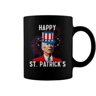 Funny Joe Biden Confused St Patricks Day For Fourth Of July Coffee Mug | Mazezy