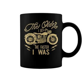 Funny Motorcycle Biker Grandpa Vintage Bikers Birthday Gift Coffee Mug - Seseable