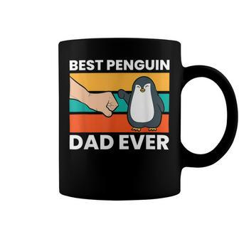 Funny Penguin Best Penguin Dad Ever Coffee Mug - Seseable