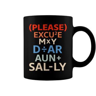 Funny Please Excuse My Dear Aunt Sally Lovers Math Coffee Mug | Favorety CA