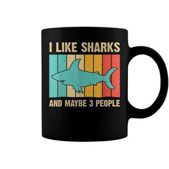 Funny Shark Design For Kids Men Women Animal Shark Stuff Coffee Mug - Seseable