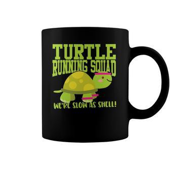 Funny Slow Runner - Turtle Running Squad Coffee Mug | Mazezy