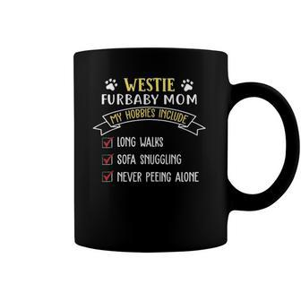 Funny Westie Furbaby Mom Apparel For Dog Owners Coffee Mug | Mazezy