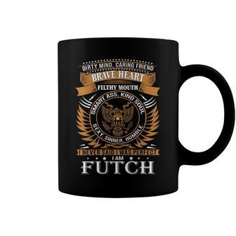Futch Name Gift Futch Brave Heart Coffee Mug - Seseable