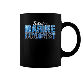 Future Marine Biologist Kids Girls Youth Boys Coffee Mug | Mazezy