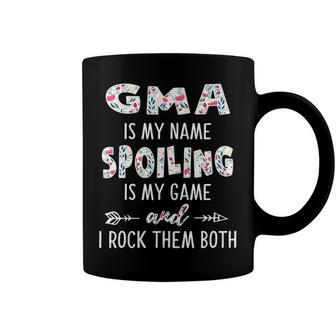 G Ma Grandma Gift G Ma Is My Name Spoiling Is My Game Coffee Mug - Seseable