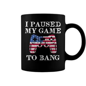 Gamer 4Th Of July Bang Patriot American Flag Game Controller Coffee Mug - Seseable