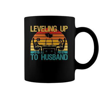 Gamer Engagement Future Mr & Mrs Leveling Up To Husband Coffee Mug | Mazezy