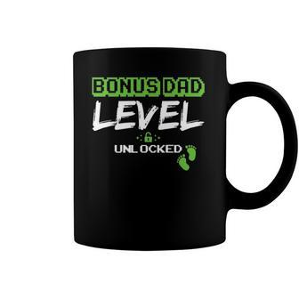 Gaming Bonus Dad Level Unlocked Leveled Up Daddy Video Game Coffee Mug | Mazezy