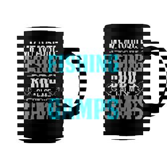 Gamps Grandpa Fishing Gift My Favorite Fishing Buddy Calls Me Gamps Coffee Mug - Seseable