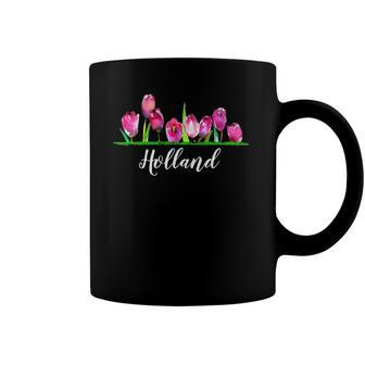 Gardeners With Holland Tulip Flowers Coffee Mug | Mazezy