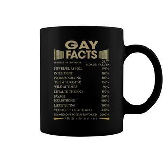 Gay Name Gift Gay Facts V2 Coffee Mug - Seseable