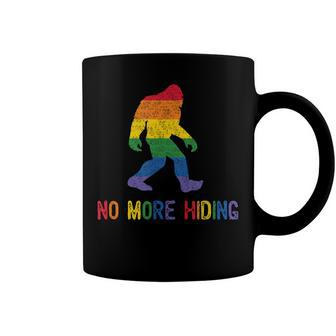 Gay Pride Support - Sasquatch No More Hiding - Lgbtq Ally  Coffee Mug