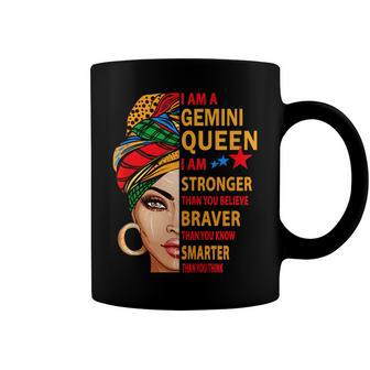 Gemini Queen I Am Stronger Birthday Gift For Gemini Zodiac Coffee Mug - Seseable