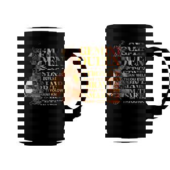 Gemini Queen Zodiac Melanin Black Women Africa Afro Birthday Coffee Mug - Seseable