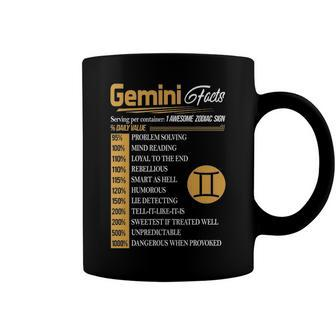 Gemini Zodiac Gemini Facts Birthday Coffee Mug - Seseable