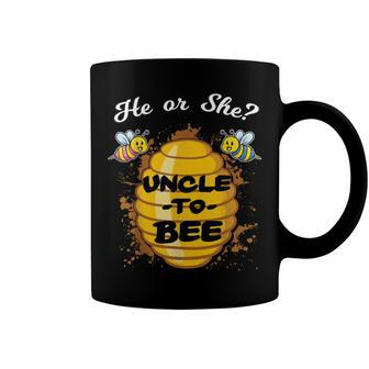 Gender Reveal He Or She Uncle To Bee Coffee Mug - Monsterry DE