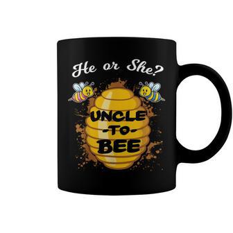 Gender Reveal He Or She Uncle To Bee Coffee Mug | Favorety