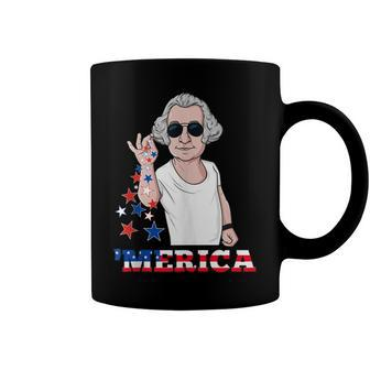 George Washington 4Th Of July Merica Coffee Mug - Seseable