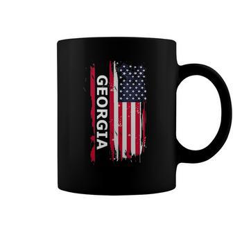 Georgia American Flag Coffee Mug | Mazezy