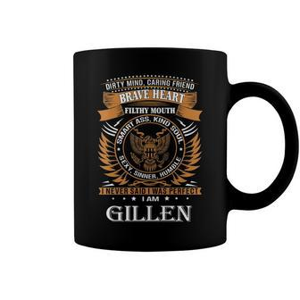 Gillen Name Gift Gillen Brave Heart Coffee Mug - Seseable