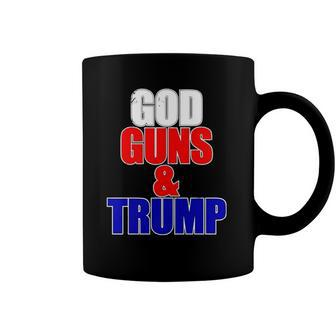 God Gun & Trump Vintage Christian Coffee Mug | Mazezy