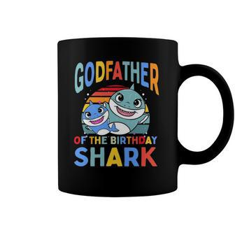 Godfather Of The Birthday Shark Godparent Matching Family Coffee Mug | Mazezy