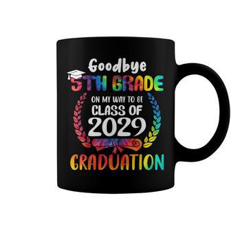 Goodbye 5Th Grade Class Of 2029 Graduate 5Th Grade Tie Dye V2 Coffee Mug - Seseable