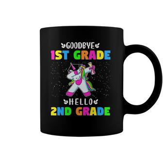Goodbye First Grade Hello Second Grade Unicorn Girls Coffee Mug | Mazezy
