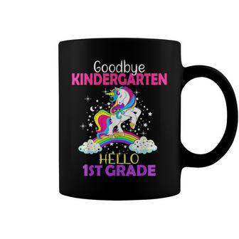 Goodbye Kindergarten Hello 1St Grade Unicorn Girls 2022 Coffee Mug | Mazezy