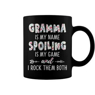 Gramma Grandma Gift Gramma Is My Name Spoiling Is My Game Coffee Mug - Seseable