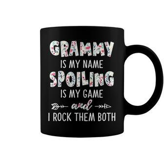 Grammy Grandma Gift Grammy Is My Name Spoiling Is My Game Coffee Mug - Seseable