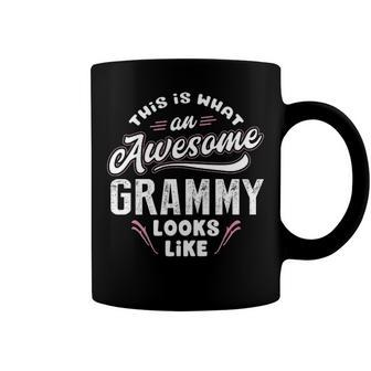 Grammy Grandma Gift This Is What An Awesome Grammy Looks Like Coffee Mug - Seseable