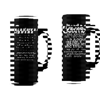 Grandma Definition Funny Gift For Grandma Christmas Birthday Coffee Mug | Seseable UK