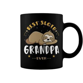 Grandpa Gift Best Sloth Grandpa Ever Coffee Mug - Seseable