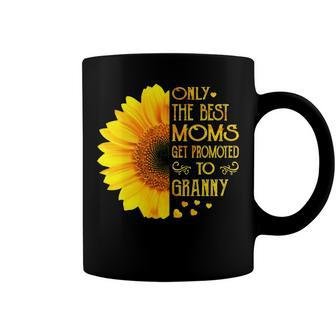 Granny Grandma Gift Only The Best Moms Get Promoted To Granny Coffee Mug - Seseable