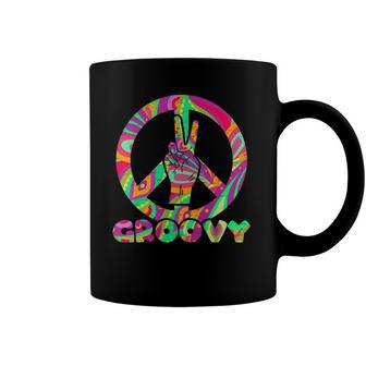Groovy 70S Tie Dye - 70S 80S 90S Vintage Old Coffee Mug | Mazezy