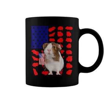 Guinea Pig American Flag 4Th Of July Lover Usa Patriotic Coffee Mug - Seseable