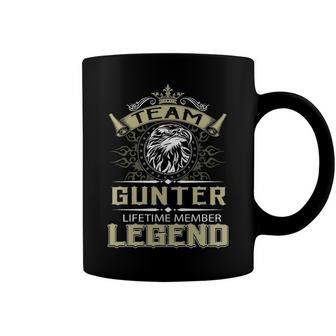 Gunter Name Gift Team Gunter Lifetime Member Legend Coffee Mug - Seseable