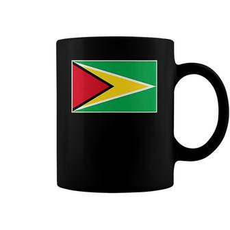Guyana Flag With Vintage Guyanese National Colors Coffee Mug | Mazezy