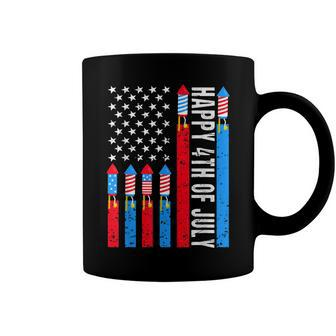 Happy 4Th Of July American Flag Fireworks Patriotic Outfits Coffee Mug | Mazezy