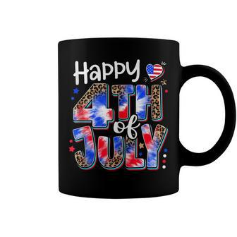 Happy 4Th Of July Red White Blue American Flag Patriotic Coffee Mug - Seseable