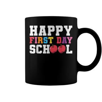 Happy First Day Of School Back To School Teachers Kids Coffee Mug | Seseable CA