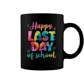Happy Last Day Of School Teacher Student Graduation Tie Dye Coffee Mug | Mazezy